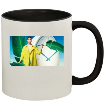 Barbara Palvin 11oz Colored Inner & Handle Mug