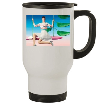 Barbara Palvin Stainless Steel Travel Mug