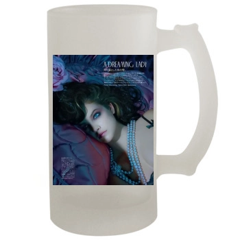 Barbara Palvin 16oz Frosted Beer Stein