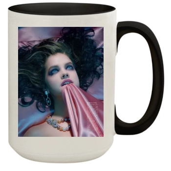 Barbara Palvin 15oz Colored Inner & Handle Mug