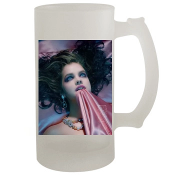 Barbara Palvin 16oz Frosted Beer Stein