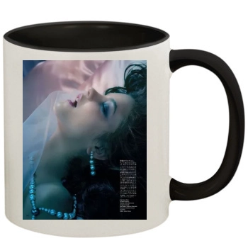 Barbara Palvin 11oz Colored Inner & Handle Mug