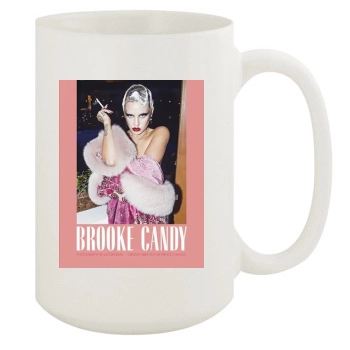 Brooke Candy 15oz White Mug