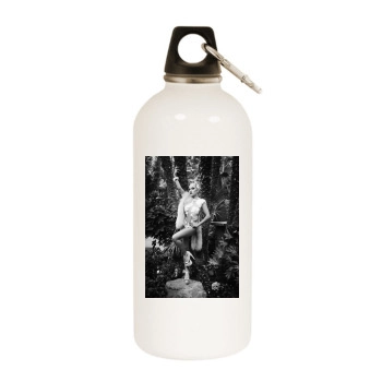 Brooke Candy White Water Bottle With Carabiner