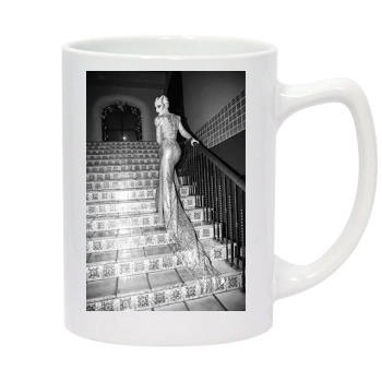 Brooke Candy 14oz White Statesman Mug