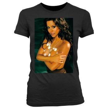 Brooke Burke Women's Junior Cut Crewneck T-Shirt