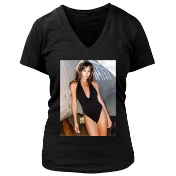 Brooke Burke Women's Deep V-Neck TShirt