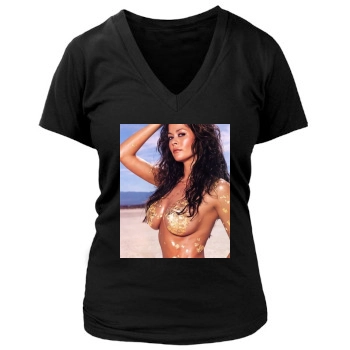 Brooke Burke Women's Deep V-Neck TShirt