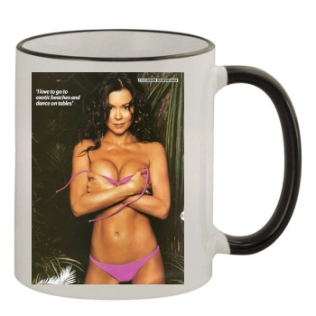 Brooke Burke 11oz Colored Rim & Handle Mug