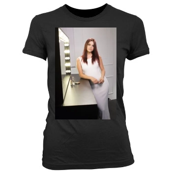 Barbara Palvin Women's Junior Cut Crewneck T-Shirt