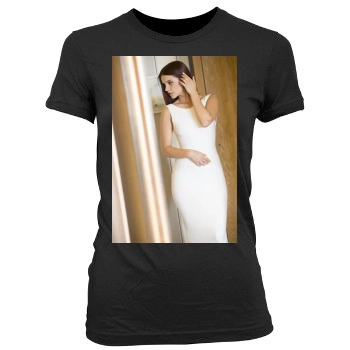 Barbara Palvin Women's Junior Cut Crewneck T-Shirt