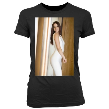 Barbara Palvin Women's Junior Cut Crewneck T-Shirt