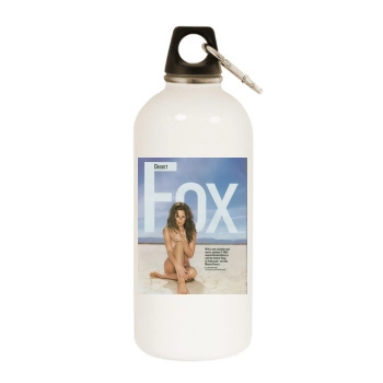 Brooke Burke White Water Bottle With Carabiner