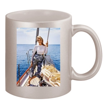 Cameron Diaz 11oz Metallic Silver Mug