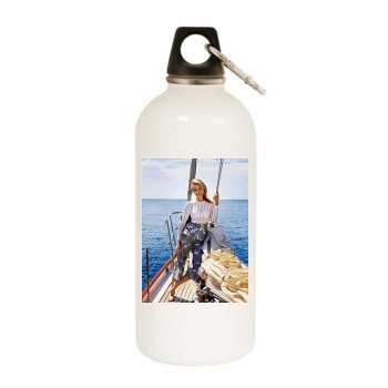 Cameron Diaz White Water Bottle With Carabiner