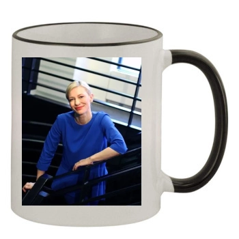 Cate Blanchett 11oz Colored Rim & Handle Mug