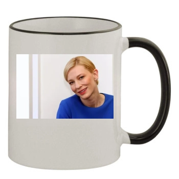 Cate Blanchett 11oz Colored Rim & Handle Mug