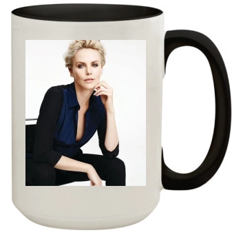 Charlize Theron 15oz Colored Inner & Handle Mug