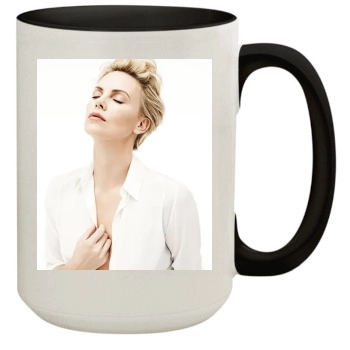 Charlize Theron 15oz Colored Inner & Handle Mug