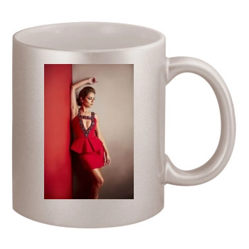 Cheryl Cole 11oz Metallic Silver Mug