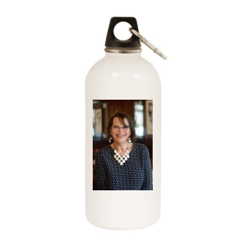 Claudia Cardinale White Water Bottle With Carabiner