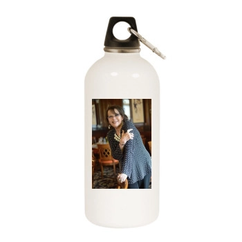 Claudia Cardinale White Water Bottle With Carabiner