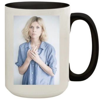 Clemence Poesy 15oz Colored Inner & Handle Mug