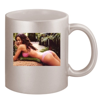 Brooke Burke 11oz Metallic Silver Mug