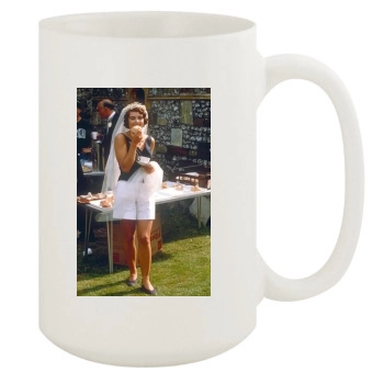 Elizabeth Hurley 15oz White Mug