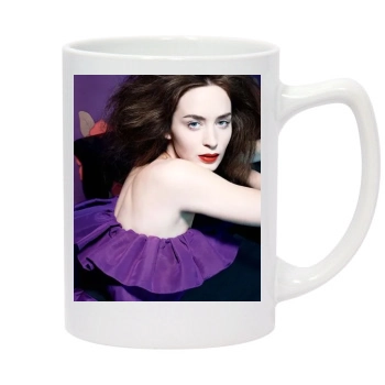 Emily Blunt 14oz White Statesman Mug