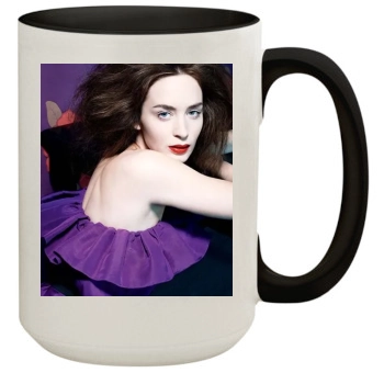 Emily Blunt 15oz Colored Inner & Handle Mug