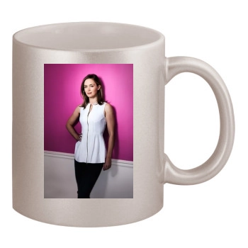 Emily Blunt 11oz Metallic Silver Mug