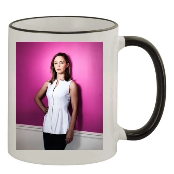 Emily Blunt 11oz Colored Rim & Handle Mug