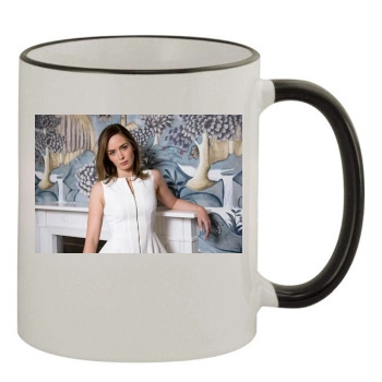 Emily Blunt 11oz Colored Rim & Handle Mug