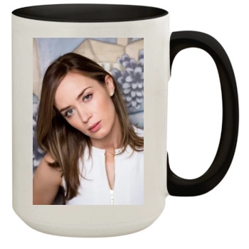 Emily Blunt 15oz Colored Inner & Handle Mug