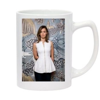 Emily Blunt 14oz White Statesman Mug