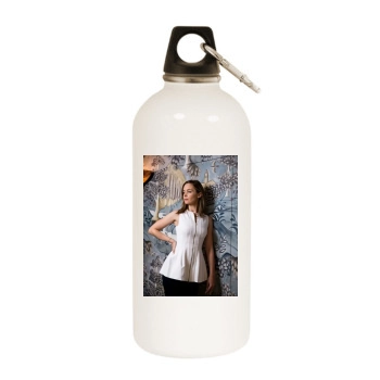 Emily Blunt White Water Bottle With Carabiner