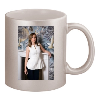 Emily Blunt 11oz Metallic Silver Mug