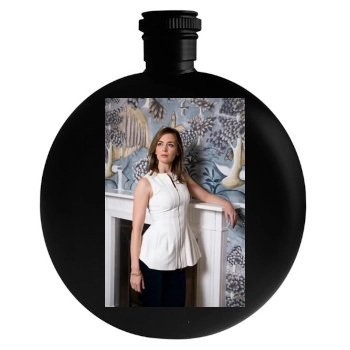 Emily Blunt Round Flask