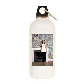 Emily Blunt White Water Bottle With Carabiner