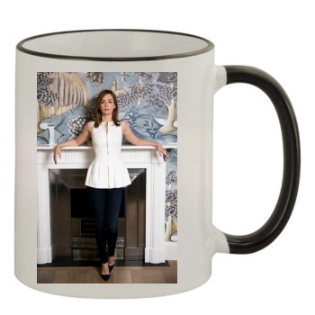 Emily Blunt 11oz Colored Rim & Handle Mug