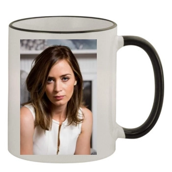 Emily Blunt 11oz Colored Rim & Handle Mug