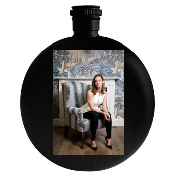 Emily Blunt Round Flask