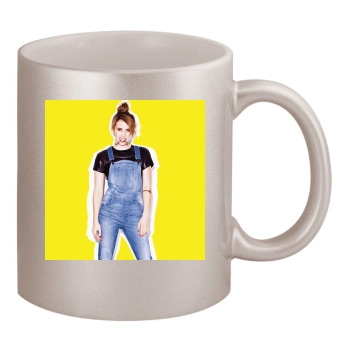 Emma Roberts 11oz Metallic Silver Mug