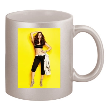 Emmy Rossum 11oz Metallic Silver Mug