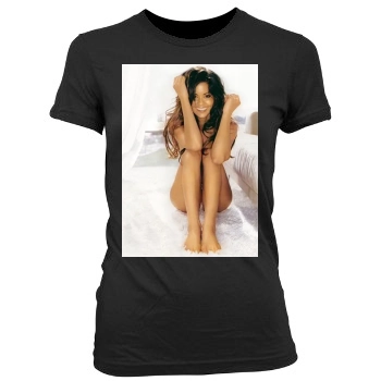 Brooke Burke Women's Junior Cut Crewneck T-Shirt