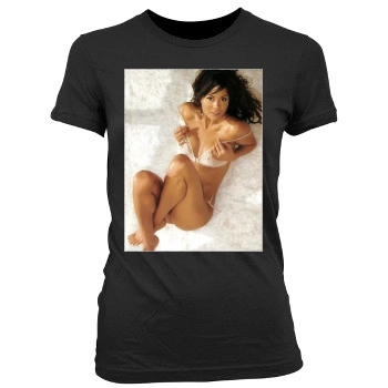 Brooke Burke Women's Junior Cut Crewneck T-Shirt