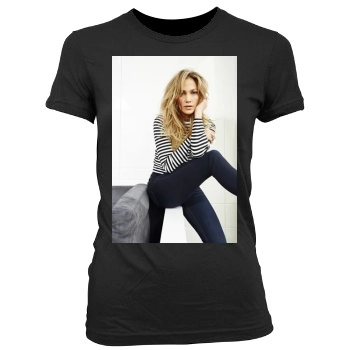 Jennifer Lopez Women's Junior Cut Crewneck T-Shirt