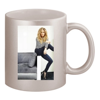 Jennifer Lopez 11oz Metallic Silver Mug