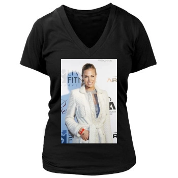 Brooke Burns Women's Deep V-Neck TShirt